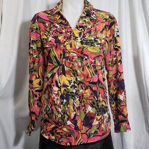 Jaclyn Smith Colorful Blouse NWT